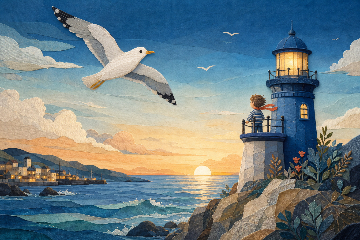 Capa de Brisa e o Farol Azul